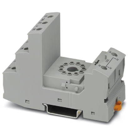 Phoenix Contact Socket; RIF-3-BSC/3X21; 11-Pin; Screw Terminal; for REL-OR Relays; DIN Rail Mount
